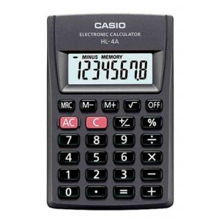 CALCULADORA CASIO BOLSO-HL4A CALCULADORA CASIO BOLSO-HL4A